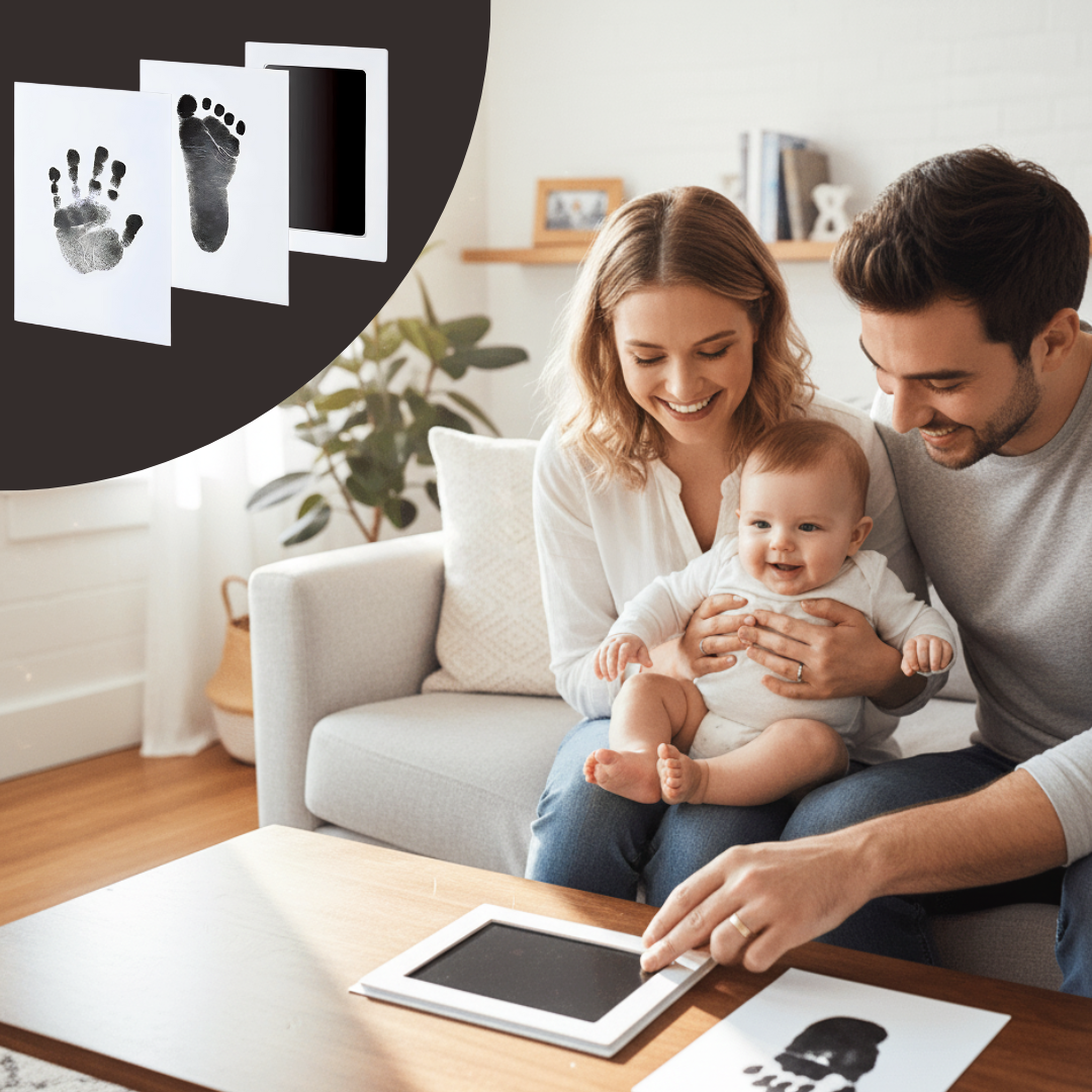 Baby Print kolaž za uspomenu na bebine otiske