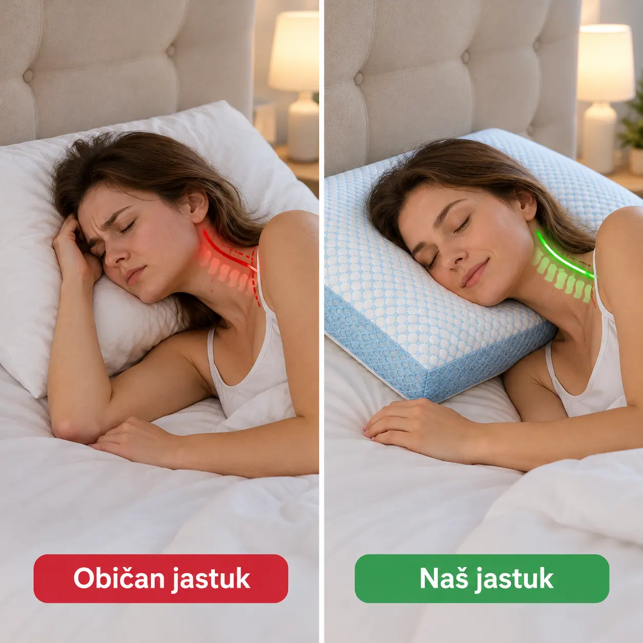Običan jastuk ili oslonac koji prati Vaš oblik?